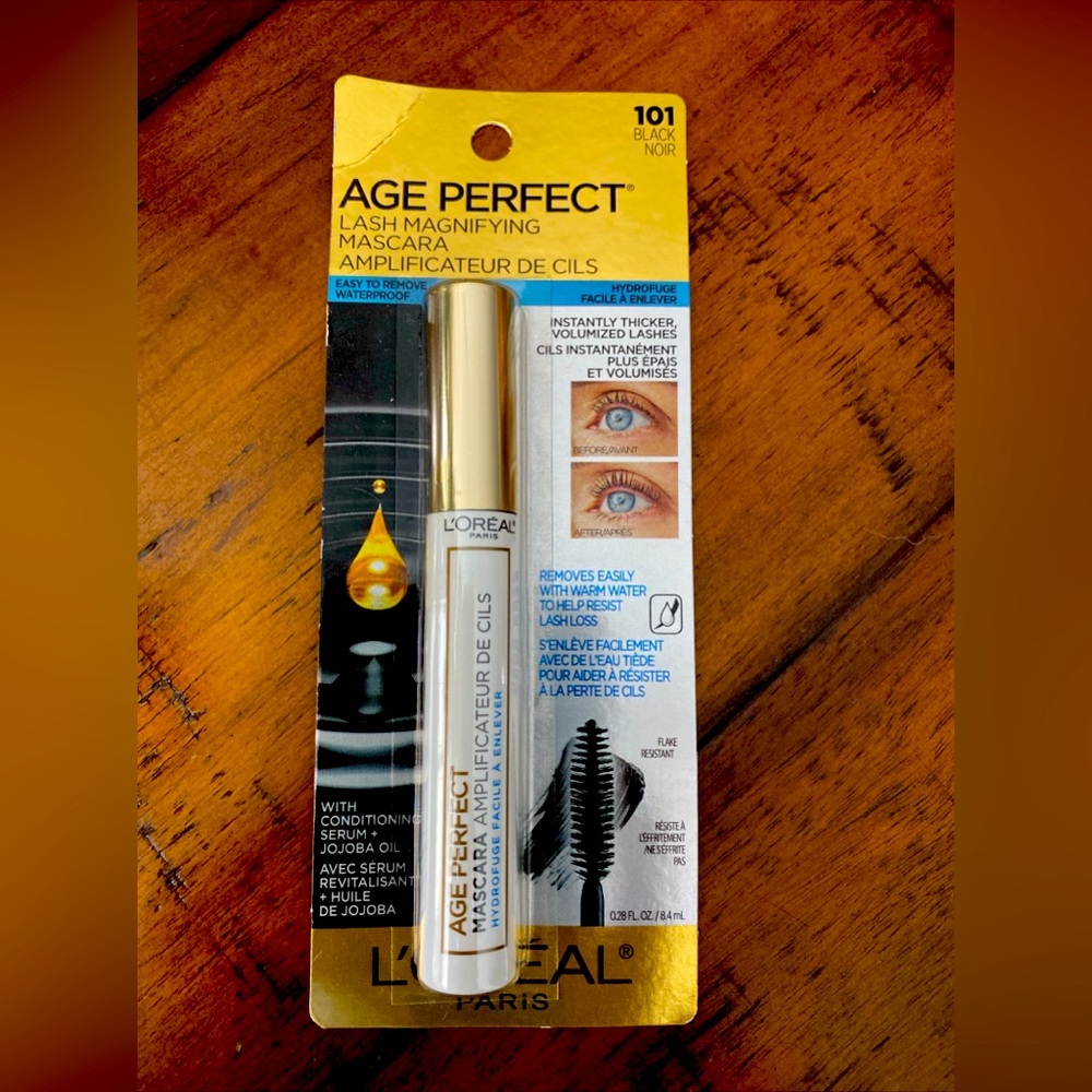 L’Oreal Age Perfect WATERPROOF Mascara - Tubing Mascara - Black - New In Package
